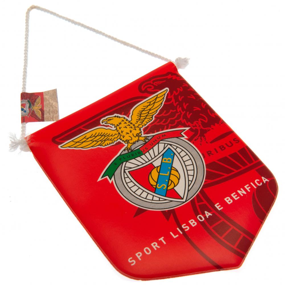 SL Benfica Official Mini Pennant Official Football Club Crest SL Benfica Official Mini Pennant Official Football Club Crest